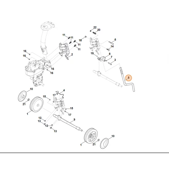 STIHL Glebogryzarka spalinowa MH445.0 Ogranicznik głębokości 6241 716 1401